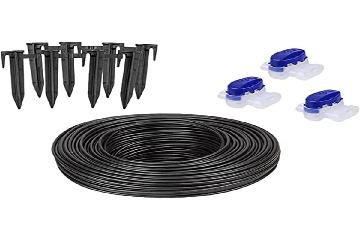 WORXWA0460 Installation Extension Kit (Cable, Pegs, Connectors), Black