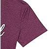 JINTING Blessed Grandma Shirts for Women Blessed Grammy Shirts Short Sleeve Casual Nana Gift T Shirts Top Tee Burgundy