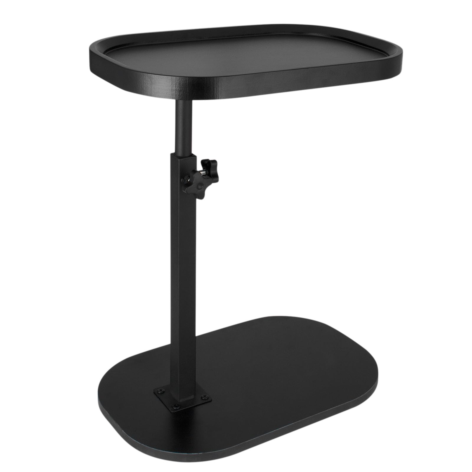 C Shaped Side Table,Adjustable Height C Table End Table for Couch,360°Swivel Couch Side Tables Slide Laptop Desk for Sofa/Bed/Bathtub/Rotating