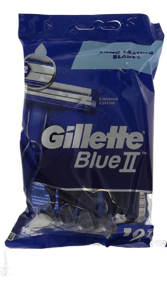 Gillette Blue II Chromium Coating Disposable Razors 10 pk