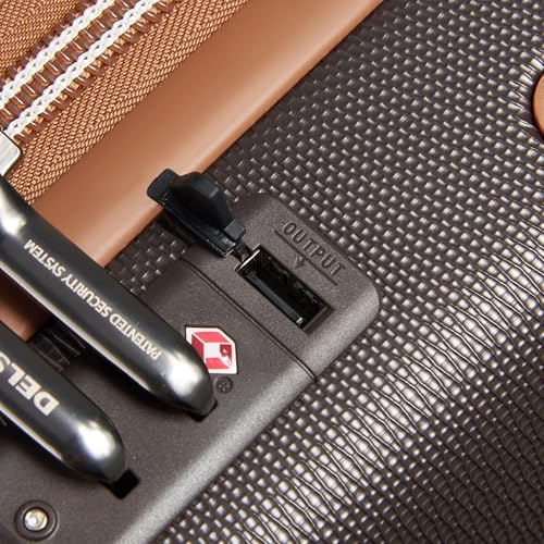 Image of DELSEY PARIS Chatelet Air 2.0 Hardside Luggage with Spinner Wheels, Chocolate Brown, 3 Piece Set, (19 /24 /28)