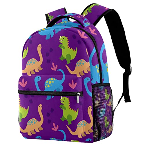 Sac à dos de voyage motif dinosaure avec porte-bouteille, couleur 6, taille medium