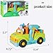 Liberty Imports Toddler Tool Set Toy Trucks Kids Mechanic Workbench Take Apart Musical Toolbox with Electric Drill, Power Play Tools, Lights, Bump and Go Building Toy for 2 Year Old Boys