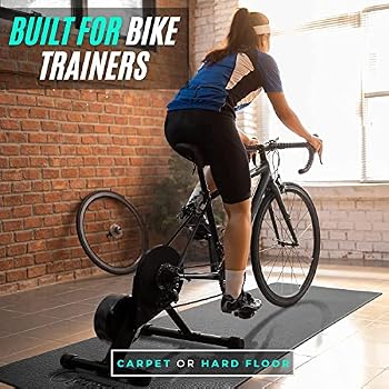 Bike Trainer Mat Indoor Cycling 