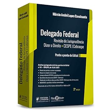 Capa do livro Delegado Federal - Revisão de Jurisprudência: Dizer o Direito - CESPE/Cebraspe