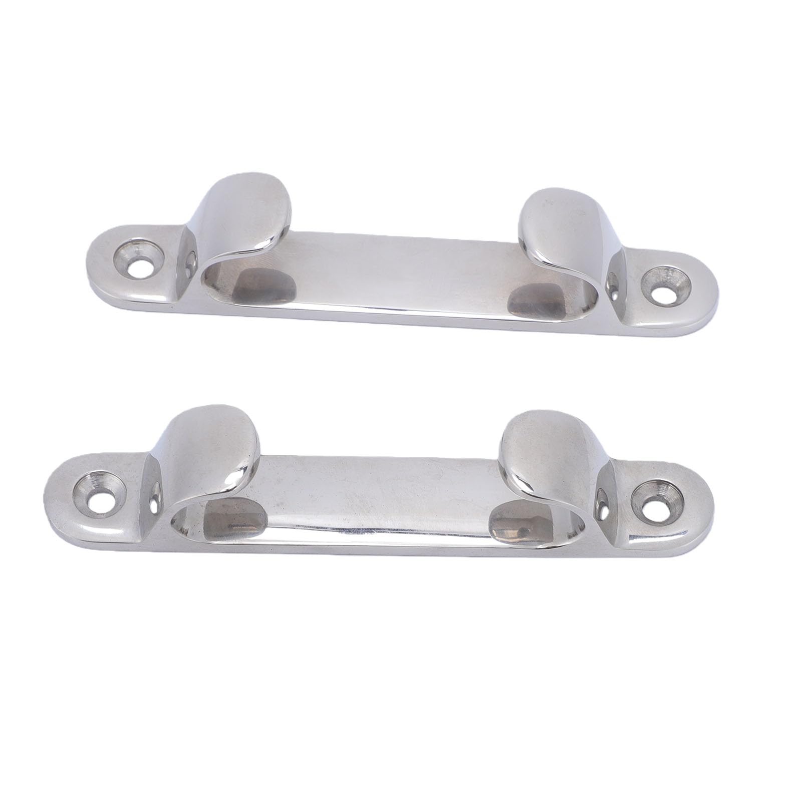 2 pezzi passacavo dritto per prua, 12,7 cm, resistente, in acciaio inox 316, per barche, per pontile, con lucidatura a specchio, bordi arrotondati e lisci, per yacht e barche a