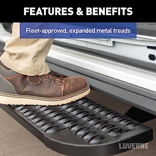 Luverne Grip Step XL estribo acero 9.5x54 pulg para van miniatura 4