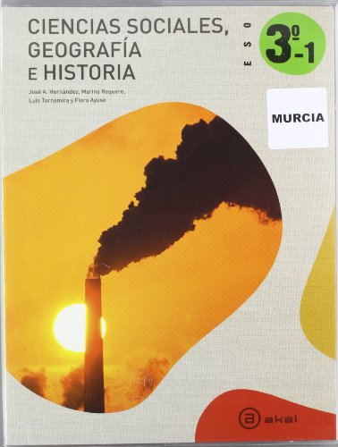 Portada de ESO 3º Sociales 11 Murcia Trimestres