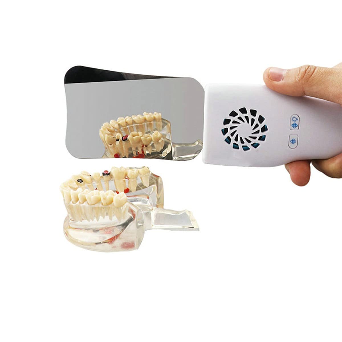 Dental Anti-Fog-Spiegel Edelstahl-Defog-Spiegel Fotografie für Bukkal-Okklusal-Lingual