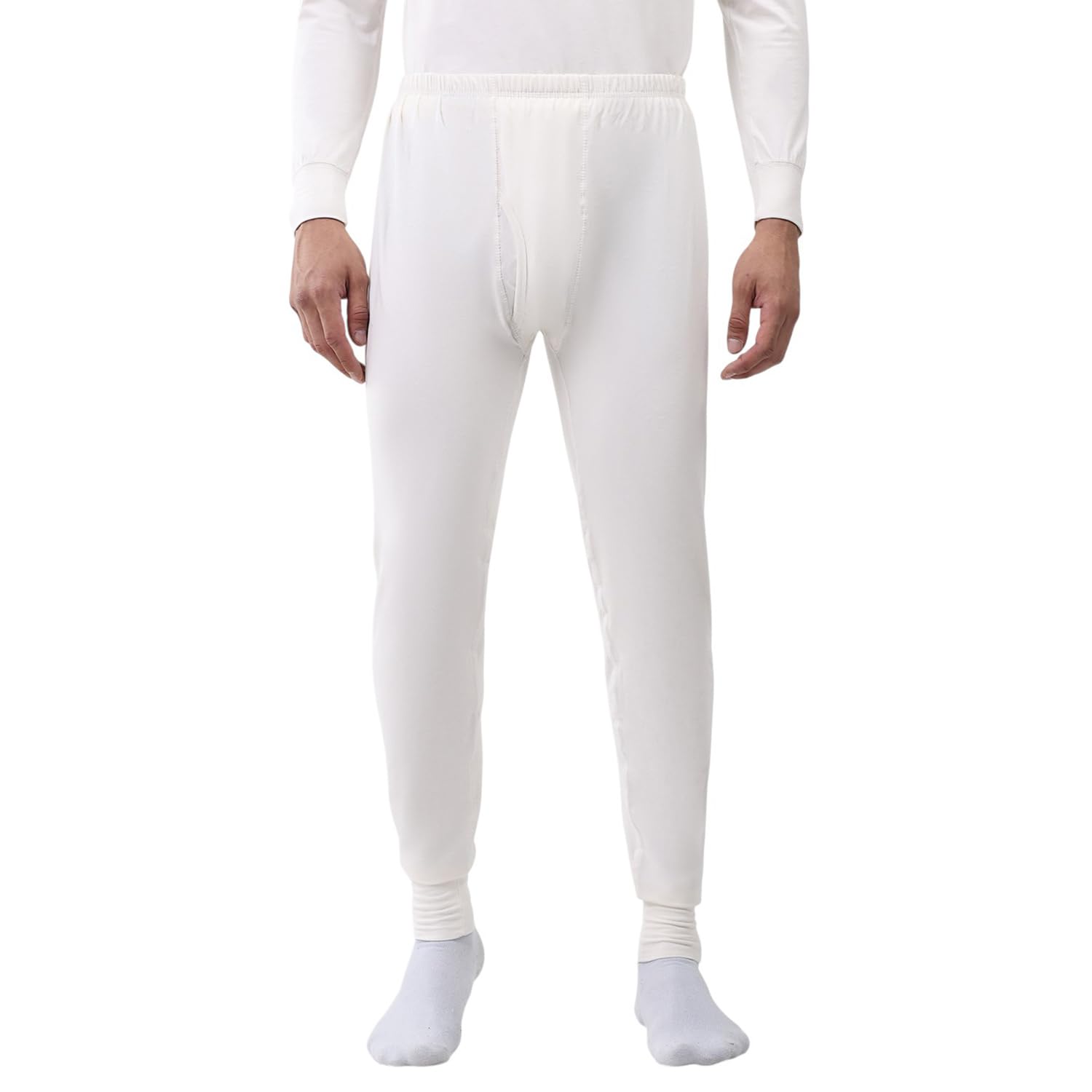 monte carlo Men Regular Fit Solid Pattern Elasticated Mid Rised Thermal Lower-picture-17