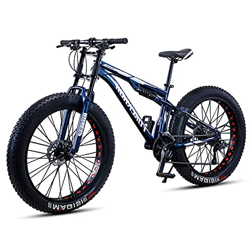 La Mejor Selección de Bicicleta btt bike para comprar hoy. 26 NENAGGE Bicicleta Montaña Rodada 26 Pulgadas 21/27/30 Velocidades Hombre Mujer Bicicleta BTT, Adulto Doble Suspensión Bike de Neumático Gordo, Marco de Acero de Alto...