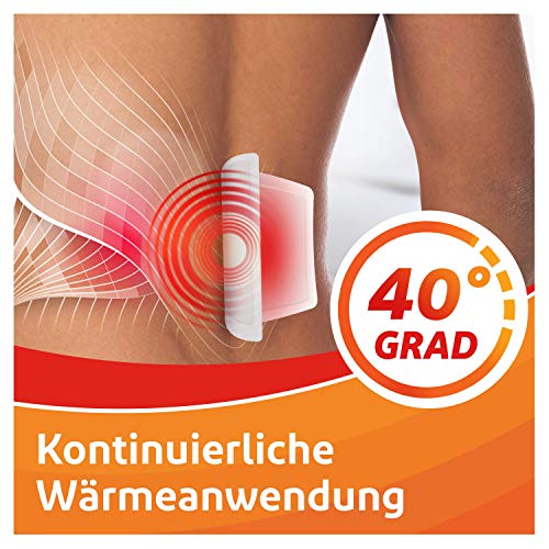 Voltaren Wärmepflaster ohne Arzneimittelwirkstoff für langanhaltende Schmerzlinderung für Rücken, Nacken, Schultern, 4 Pflaster - Image 5