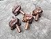 2.3-2.5 Inch Thai Classic Handmade Percussion Instruments Wooden Frog Wooden Frog Musical Instrument (Dark Brown 2.5 