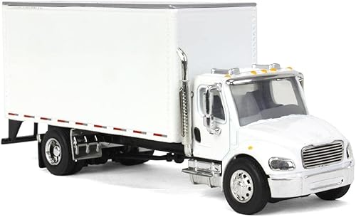Miniatura 2 de 164 Freightliner M2 Van Box Truck, blanco liso 35501