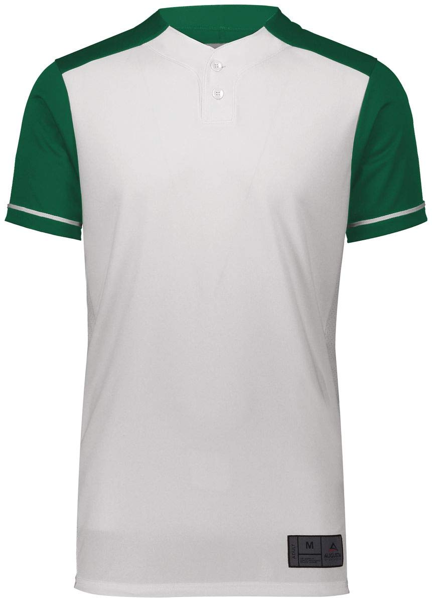 Augusta Sportswear Boys Closer Jersey L White/Dark Green