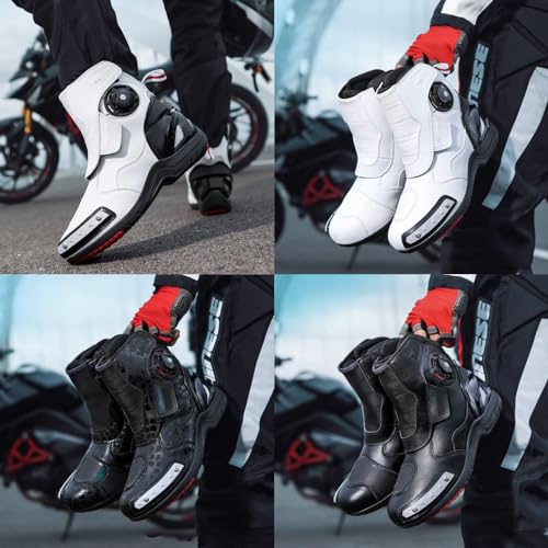 Calçados Para Motocicleta (37-47), Antiderrapantes À Prova D'água, Trava Rotativa, Calçados Para Mo