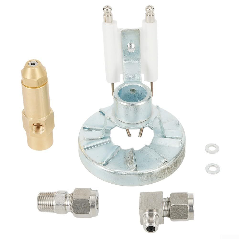Buse de brûleur d'huile usée, siphon en acier inoxydable, pour huile lourde, huile usée, huiles végétales, 78 mm (1,0 mm)