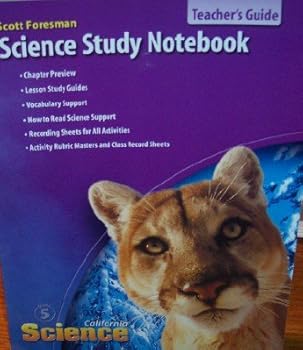 Paperback Science Study Notebook Grade 5 (Teacher's Edition) Book