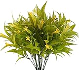 ❀ Un colis a 4pcs arbustes artificiels, longueur environ 35cm, parfaits pour la décoration de cimetières, mariages, clôtures, fenêtres, escaliers, hôtels ou de murs ou de portes suspendus.