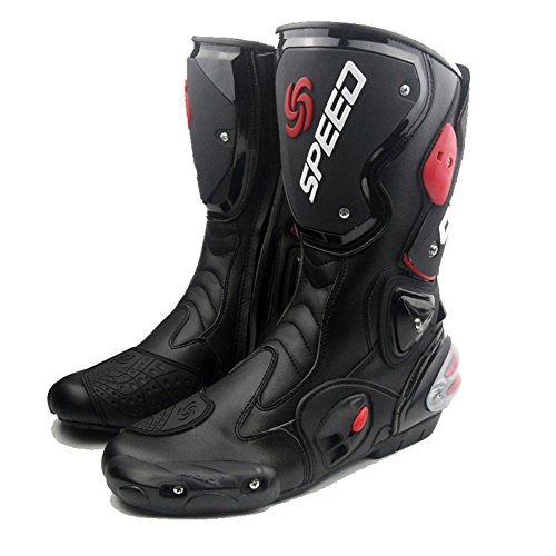 [ANGELCITY] レーシングブーツ バイク用ブーツ レーシングブーツ 強化防衛靴...