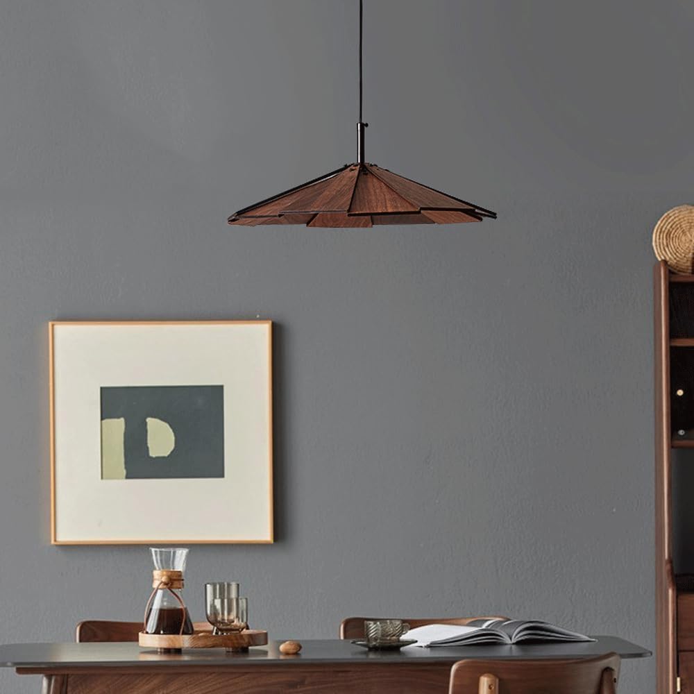 Faucet Japanese Creativity Walnut Light Minimalist Bar Counter Hanging Lamp Mid Century Retro Kitchen Island for Living Bedroom Study Room Dining Table Faucet