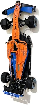 3Dudes & Dad Wall Mount Display Bracket Compatible with LEGO  Technic McLaren F1 2022 - Custom Designed Storage Hook for Set 42141-3D Printed Plastic - Supplied with Mounting Hardware