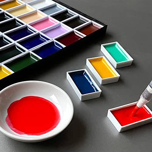 Detalle de Sartenes de Acuarela Vacías Helweet 3.2ml