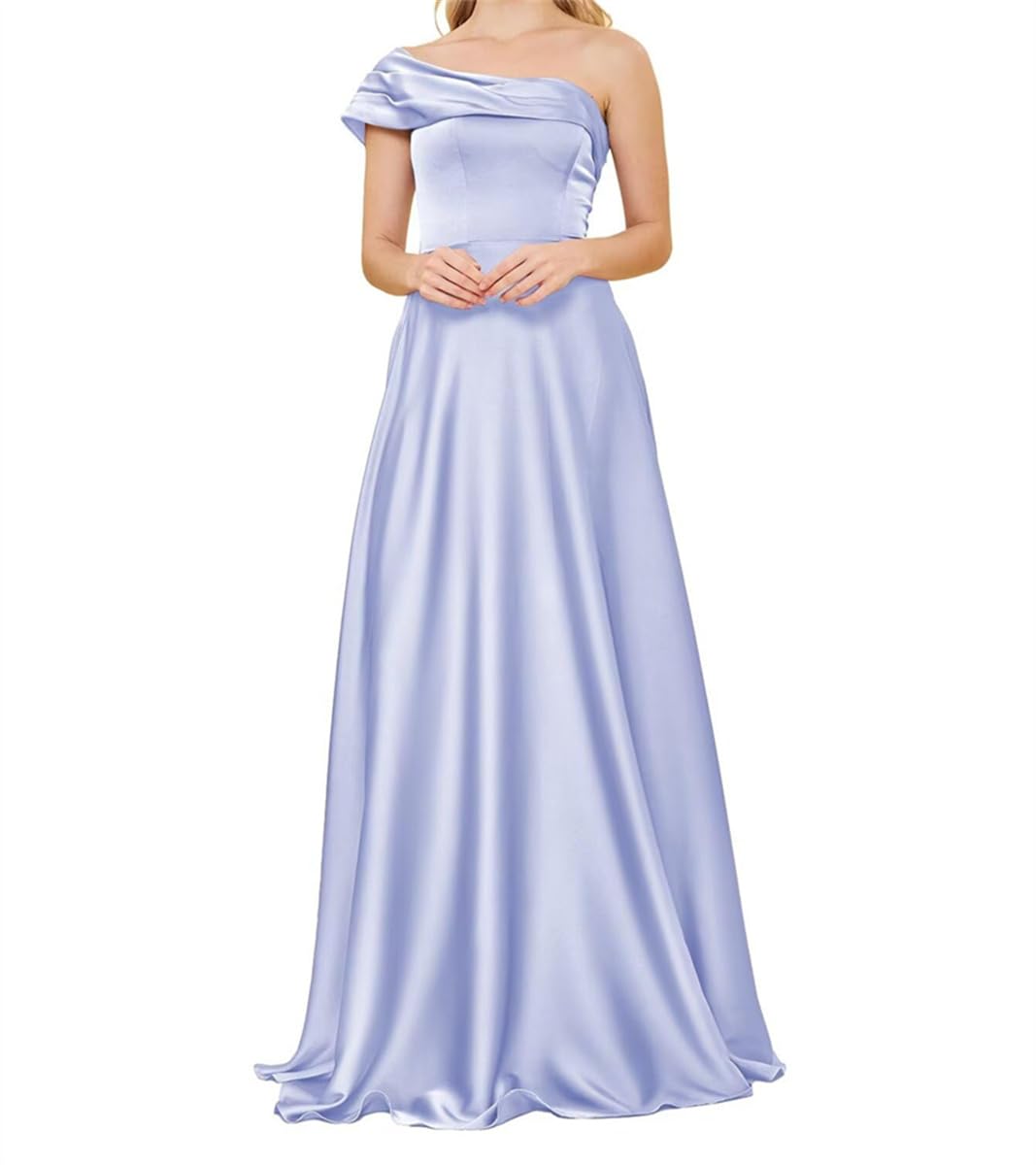 Robe de soirée formelle en satin noir fluide d'exception - 8