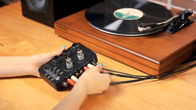 Ampapa A1 Tube Phono Preamp: Valve Headphone Amp, Hi-Fi Audiophile
