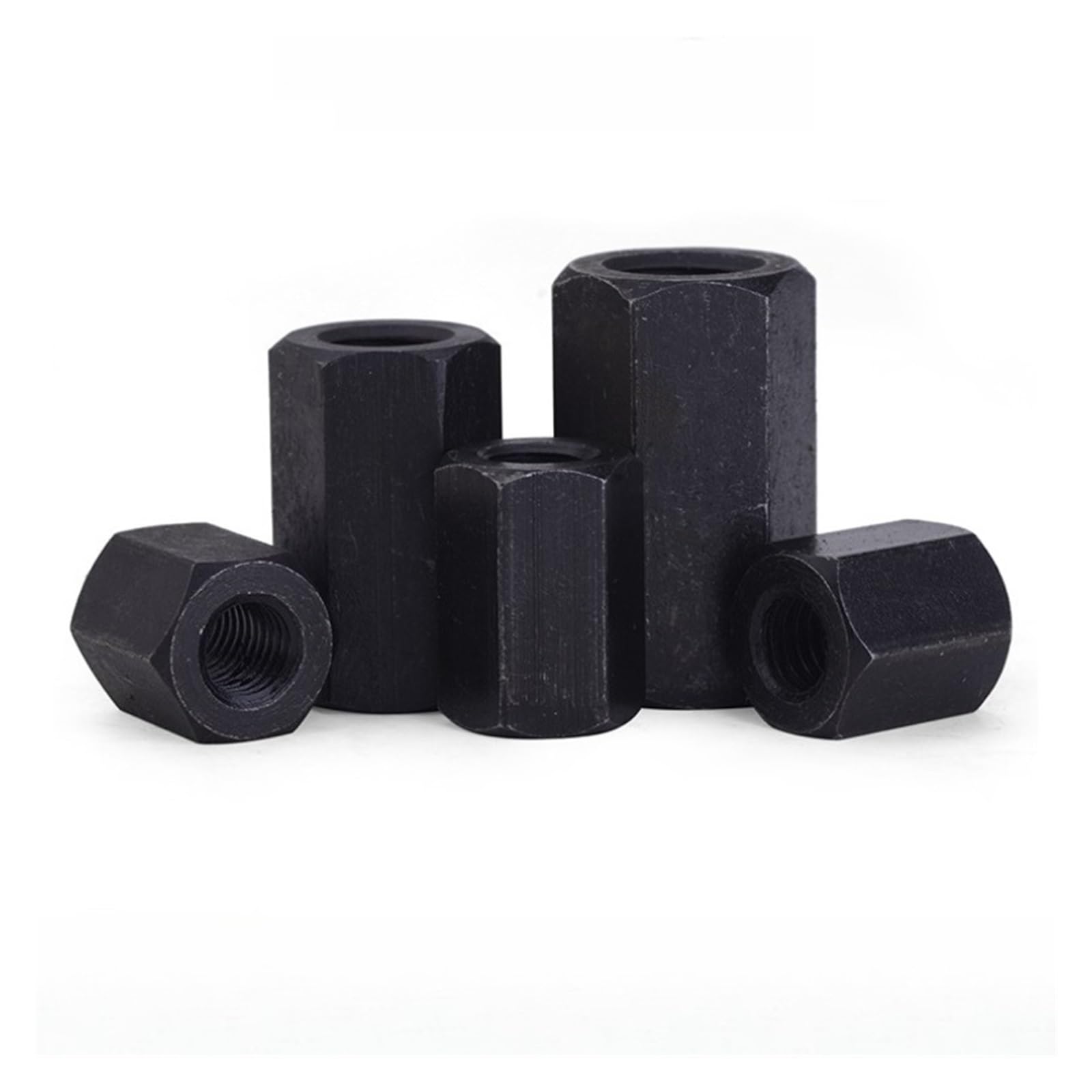 Tuerca de acoplamiento tubular la manga común del conector varilla alargada larga hexagonal(M48x75x50(2pcs))