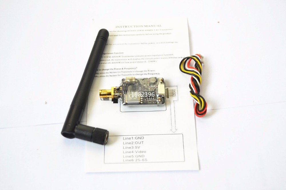 Replacement Part For 5.8G Switchable 25mW/600mW 48CH AV FPV Transmitter Module