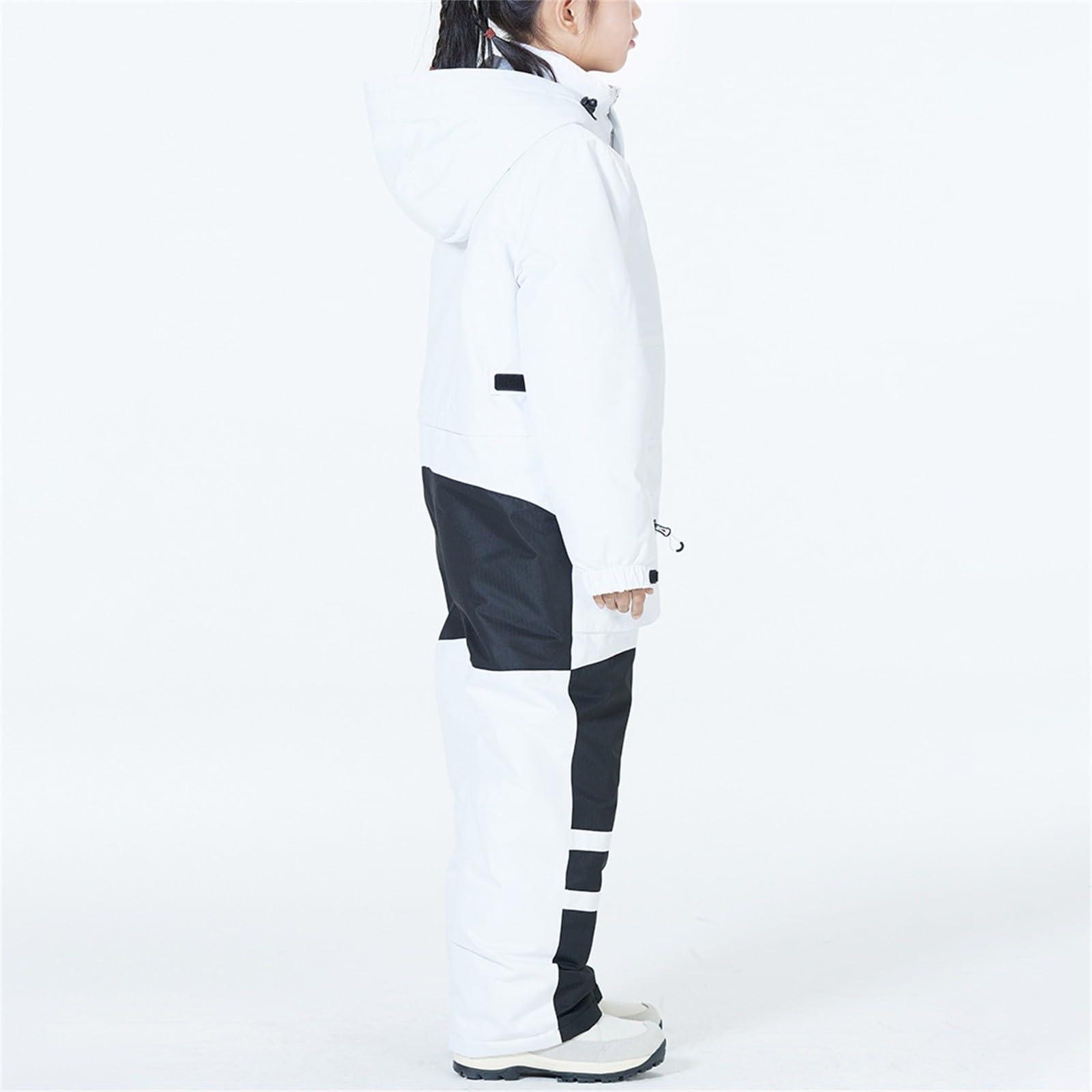 Traje de nieve para cochecito de invierno con forro aislado y traje de esquí impermeable