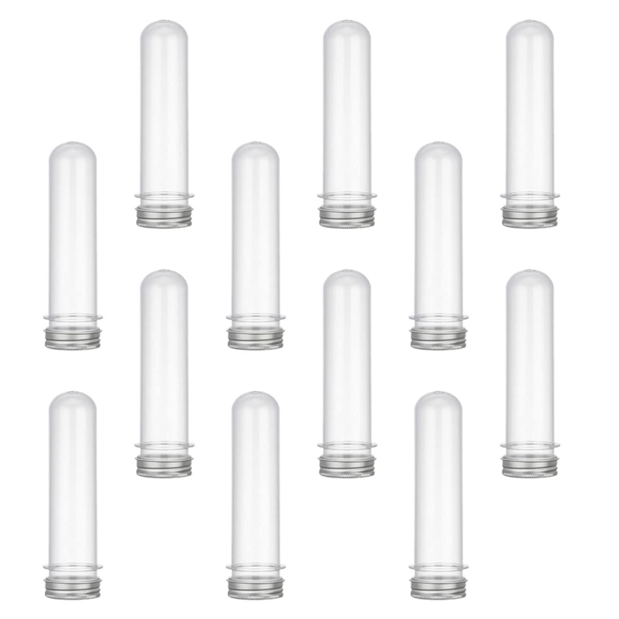 SOLUSTRE 40ml Candy Tube Storage Bottles Multipurpose Test Tube Containers Caps Juice Bottles Lids