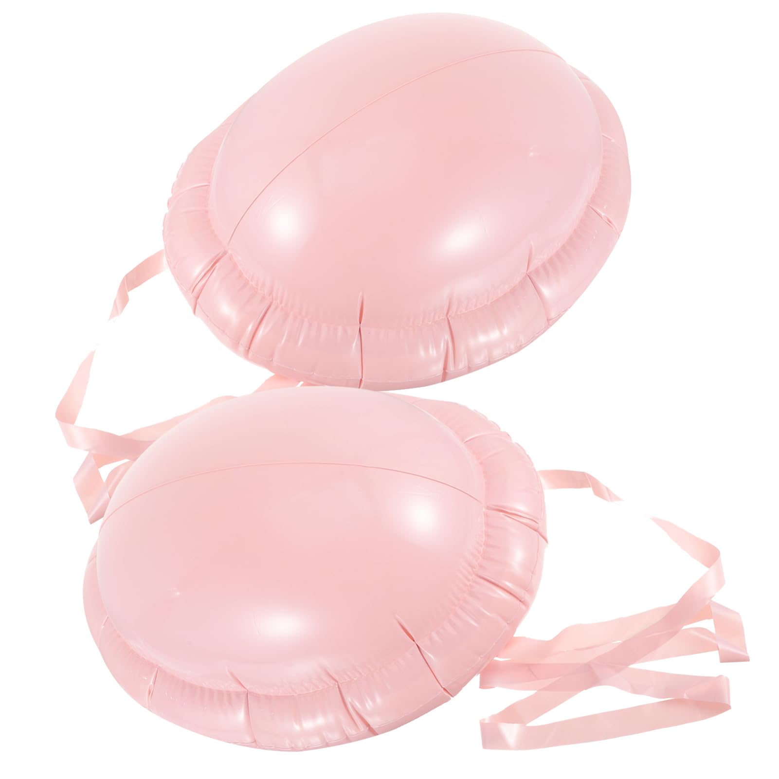 Tofficu 2pcs Pregnant PVC Inflatable Belly, Artificial False Belly Props, Party Costume Accessories for Role Play