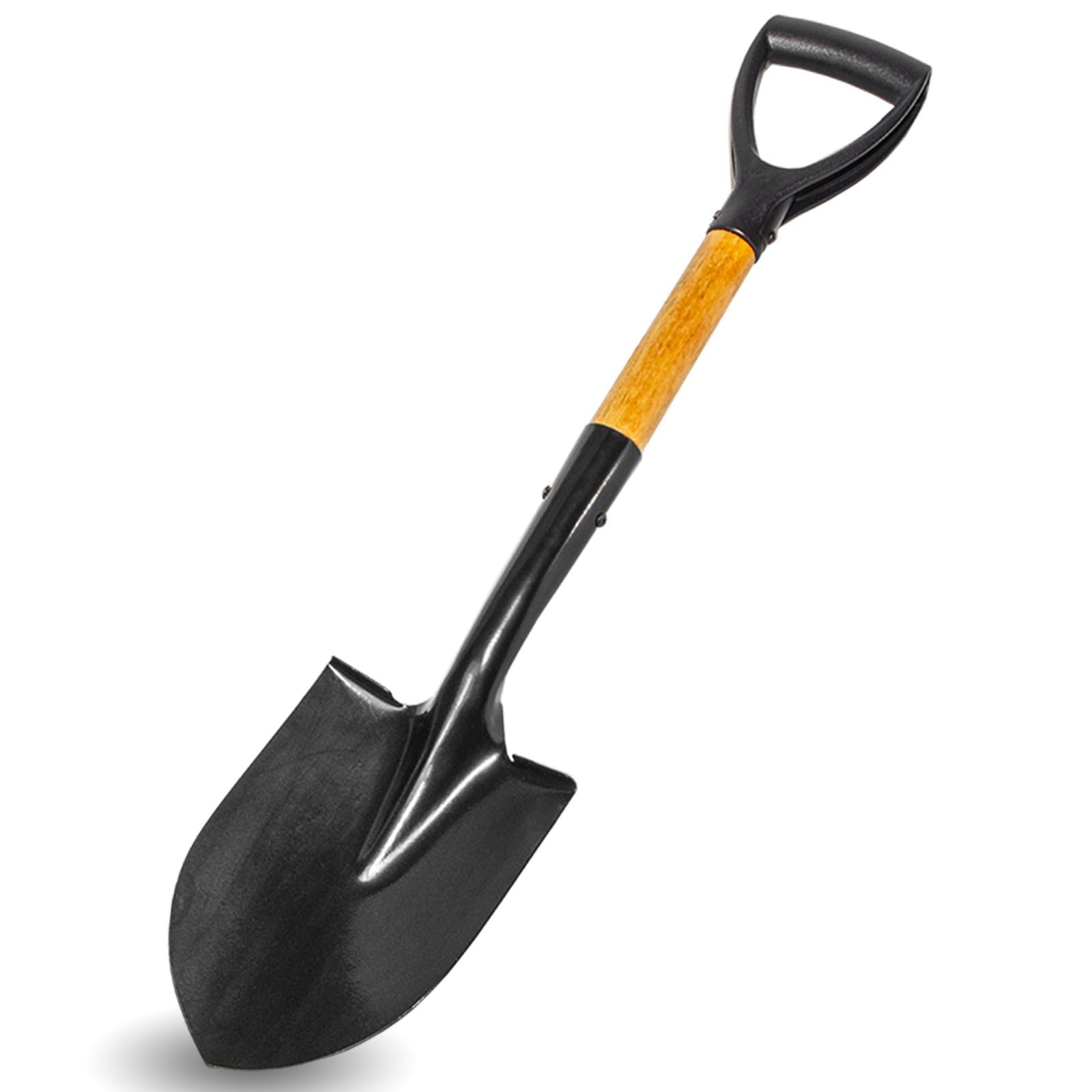 ASR Outdoor Gold Panning Tool HRC Steel Shovel Knurled Wooden Handle 28.25 Inch