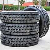 Set of 4 (FOUR) Evoluxx EDR202 All-Season Commercial Drive Radial Tires-225/70R19.5 225/70/19.5 225/70-19.5 128/126M Load Range G LRG 14-Ply BSW Black Side Wall