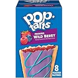 Pop-Tarts Toaster Pastries, Breakfast Foods, Kids Snacks, Frosted Wild Berry, 13.5oz Box (8 Pop-Tarts)