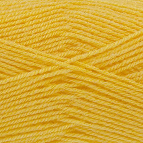 King Cole Dollymix DK Yarn | 25g Ball | Premium Acrylic Double Knitting Wool for Toy Making, Amigurumi and Colourful Crafts (55 Gold)