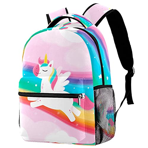 Sac à dos décontracté bleu clair pour femme qui voyage avec charge lourde