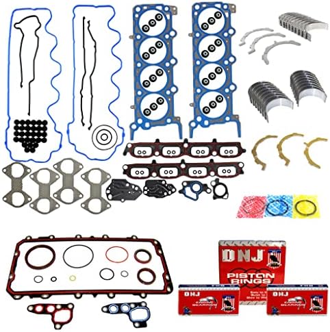 DNJ RRK4174 Engine Re-Ring Kit for 2007-2014 / Ford/F-150/5.4L / SOHC / V8 / Cu.330 / Vin 5, V