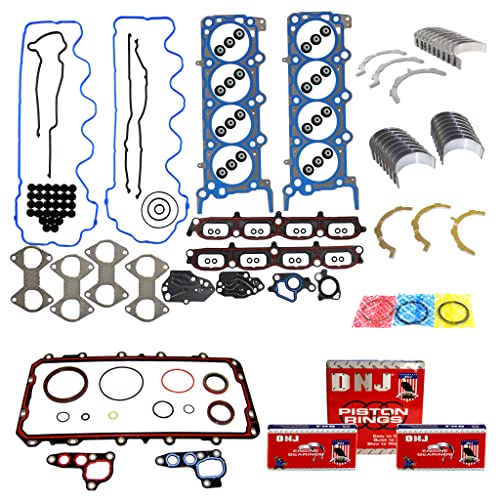 Dnj Rrk4174 Engine Re-Ring Kit For 2007-2014 / Ford/F-150/5.4L / Sohc / V8 / Cu.330 / Vin 5, V #TOP3