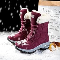 Waterdichte Dames Winterlaarzen met Warme Uitneembare Voering Waterdichte Dames Winterlaarzen met Warme Uitneembare Voering