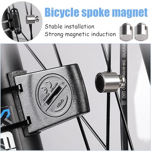 LIUYIDM 2 Stück Silber Speichenmagnet Fahrradspeichen Magnet Speichenrad Magnet Fahrrad Tacho Magnet Speiche Kompatibel mit Yamaha für Elektrofahrräder Sportfahrräder Mountainbikes