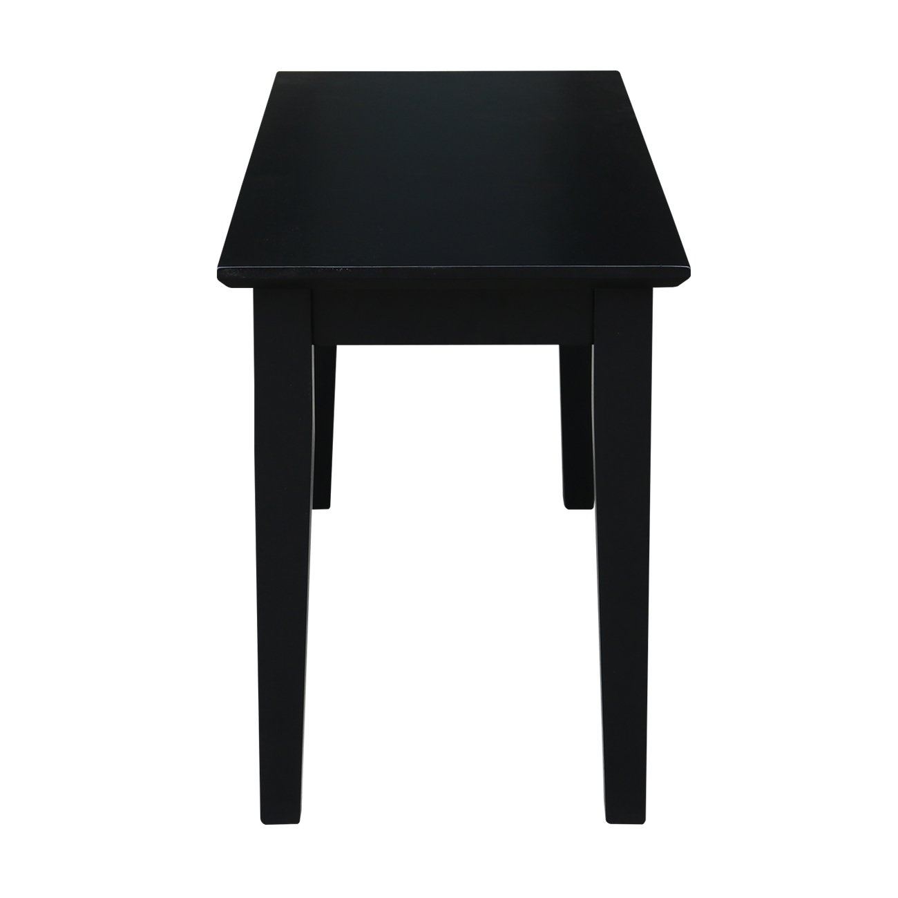 International Concepts Shaker Styled Bench RTA, Black