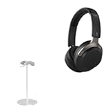 Stand and Mount Compatible with Creative Labs Zen Hybrid SXFI - Minimus Aluminum Headphone Stand, Sturdy Simple Light Weight Stand - Metallic Silver