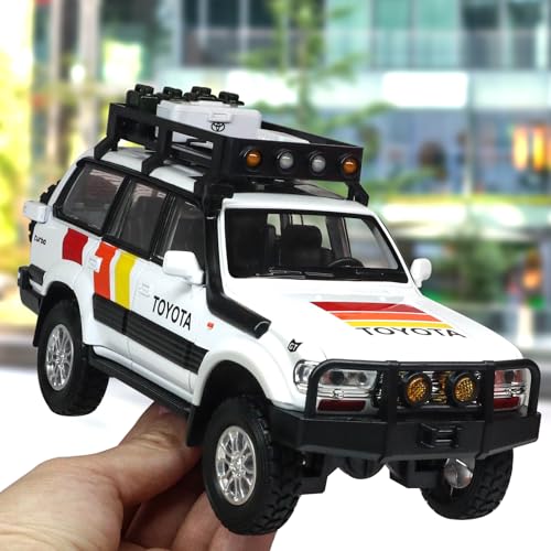 Coche de juguete Landcruiser LC80 a escala 1:24 miniatura 5