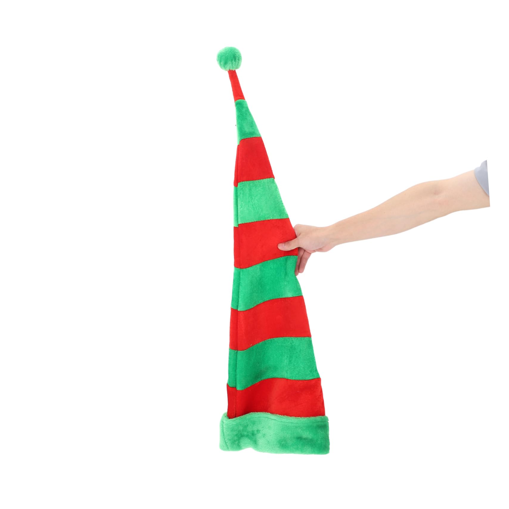Gadpiparty 3 Pz Cappello Da Elfo Rosso e Verde Lunghi Cappelli Di Babbo Natale Cappelli Di Babbo Natale Per Adulti Novità Divertenti Cappello Da Festa Modellazione