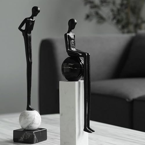 Miniatura 7 de Decoración de escritorio de mesa Carácter de mármol Decoración de escritorio Lámpara de sala de estar Gabinete de vino de gama alta de lujo