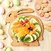 Easter Gift Basket, Healthy Assorted Dried Fruit and Shortbread Cookies Natural Snack Gift Food Tray, Office, Men, Woman, Him, Her, Kids, Children, Families, Bonnie and Pop