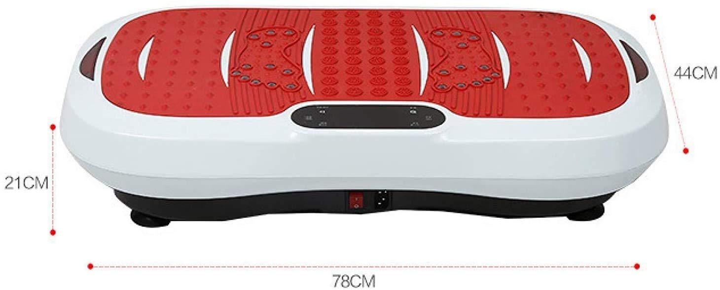 Placa de la vibración de la Plataforma de alimentación Wholebody Vibrante Massager- Remoto Control Remoto por Infrarrojos/Bluetooth Música/Apagado utomatic adecuados for Personas con ejercic